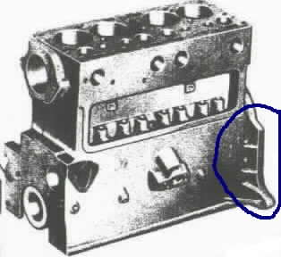 Late large flange block